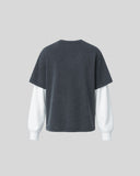 DOUBLE LAYERED TARGET TEE Fearlessundereverything